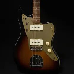 JAZZMASTER GUITAR ANODIZED PICKGUARD GOLD MADE OF METAL AND   WITH FENDER ETC. 2