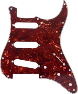 BROWN  MUSICLILY PRO 7211 HOLE STRATOCASTER PICKGUARD MADE IN JAPAN FENDER STRAT