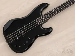 1986 FENDER BOXER SERIES PRECISION BASS PB-555 VINTAGE TWO-PICKUP BLACK, JAPAN