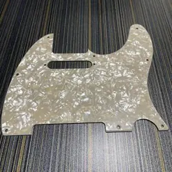 FENDER PICKGUARD 8 HOLE TELECASTER AGED WHITE PEARLOID