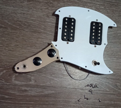 FENDER SQUIER MUSTANG HH SERIES LOADED PICKGUARD PREWIRED