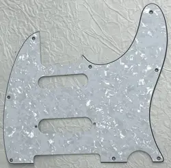 NEW GREAT-FOR FENDER TELECASTER NASHVILLE TELE GUITAR PICKGUARD WHITE PEARL