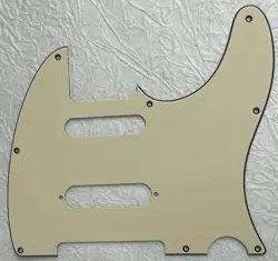 NEW GREAT-FOR FENDER TELECASTER NASHVILLE TELE GUITAR PICKGUARD VINTAGE YELLOW