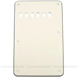 3PLY PARCHMENT VINTAGE STYLE TREMOLO COVER BACK PLATE FOR FENDER STRATOCASTER