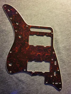 FENDER US JAZZMASTER STYLE GUITAR PICKGUARD 4 PLY RED TORTOISE