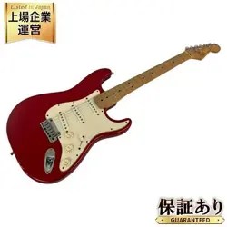 ELECTRIC GUITAR FENDER STRATOCASTER RED COLOR MADE IN USA S/N E942683 & HARDCASE