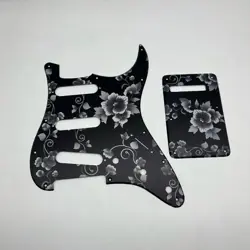 11 HOLE GUITAR PICKGUARD SSS WITH BACKPLATE FOR USA/MEXICO FENDER STRAT GUITAR
