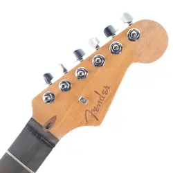 FENDER ACOUSTASONIC STRATOCASTER NECK STRIPED EBONY FRETBOARD WITH TUNERS!