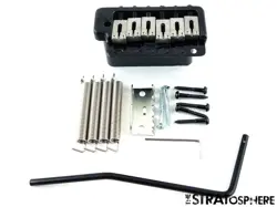 *NEW WILKINSON VINTAGE TREMOLO FOR FENDER STRATOCASTER STEEL BLACK WVP6-SB-BK