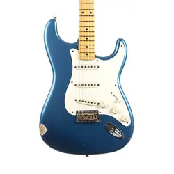 USED FENDER CUSTOM SHOP '58 STRATOCASTER RELIC LAKE PLACID BLUE 2007