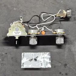 2009 FENDER HIGHWAY ONE TELE LOADED CONTROL PLATE - USA TELE POTS 3 WAY SWITCH