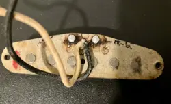 VINTAGE 1965 FENDER MUSTANG DUO SONIC MUSICMASTER GUITAR PICKUP 6.13 GREY BOTTOM