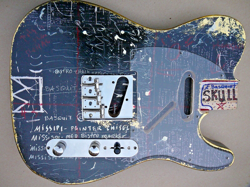 MASSA GUITARS USA TELECASTER FENDER STYLE BASQUAIT ART SKULL