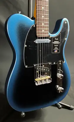 FENDER AMERICAN PROFESSIONAL II TELECASTER ELECTRIC GUITAR DARK NIGHT FINISH