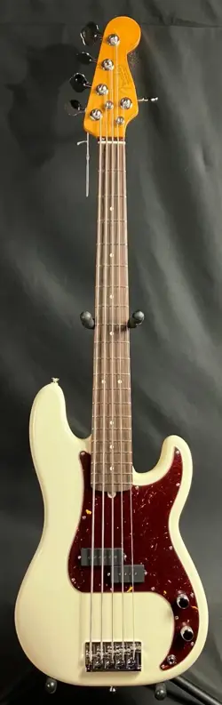 FENDER AMERICAN PROFESSIONAL II PRECISION BASS V 5-STRING BASS GUITAR OLYMPIC