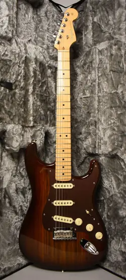 2017 FENDER LIMITED EDITION EXOTIC SERIES SHEDUA TOP STRATOCASTER W/OHSC