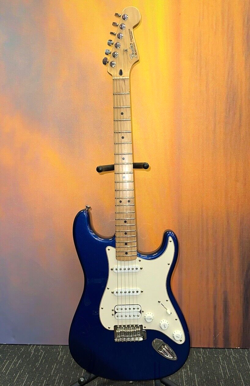 FENDER STRATOCASTER HSS 2006 ELECTRIC GUITAR - ELECTRON BLUE MADE IN MEXICO
