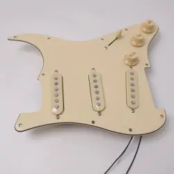 SSS GUITAR PREWIRED LOADED PICKGUARD ALNICO 5 PICKUPS FOR FENDER STRAT GUITAR