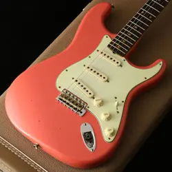 FENDER CS 1959 STRATOCASTER JOURNEYMAN RELIC SUPER FADED AGED FIEST RED CZ570114