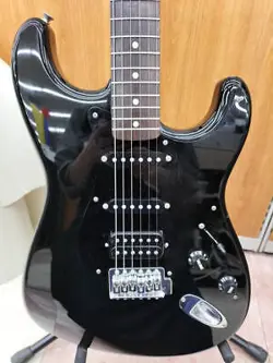 FENDER JAPAN STRATOCASTER BLACK ST-362V ELECTRIC GUITAR USED SHIPPING FROM JAPAN