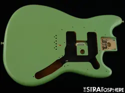 FENDER PLAYER II MUSTANG SERIES BODY GUITAR PARTS OFFSET BIRCH GREEN