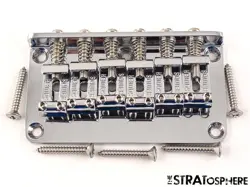 FENDER SQUIER PARANORMAL ESQUIRE DELUXE BRIDGE, 6 SADDLES CHROME