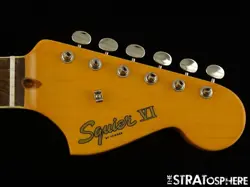 FENDER SQUIER CLASSIC VIBE BASS VI SIX NECK   TUNERS BOUND PEARLOID BLOCK LAUREL