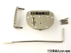 FENDER SQUIER CLASSIC BASS VI SIX TREMOLO & WHAMMY BAR VIBRATO BRIDGE NICKEL