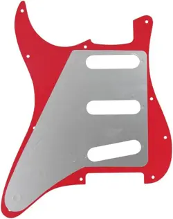 11 HOLE GUITAR PICKGUARD SSS WITH BACKPLATE FOR USA/MEXICAN FENDER STRAT GUITAR