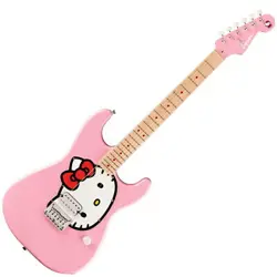 SQUIER BY FENDER LIMITED EDITION HELLO KITTY STRATOCASTER PINK BRAND JAPAN NEW