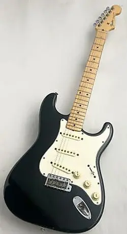 FENDER JAPAN ST-43J STRATOCASTER ELECTRIC GUITAR BLACK 1993-1994 USED FROM JAPAN