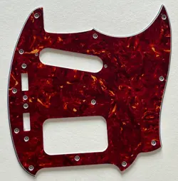 RED TORTOISE PICKGUARD FIT FENDER KURT COBAIN MUSTANG HS STYLE GUITAR PARTS