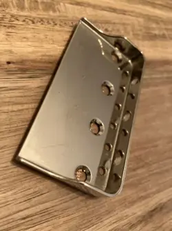 TELE HALF BRIDGE PLATE NICKEL CUT DOWN 1/2 SIZE GUITAR FENDER TELECASTER SIDES