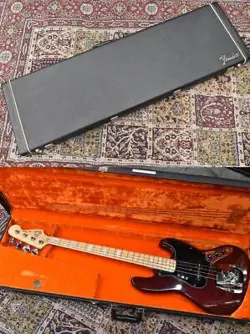 FENDER 1979 JAZZ BASS -WALNUT COLOR- VINTAGE 4.34KG MADE IN SAFE DELIVERY FROM J