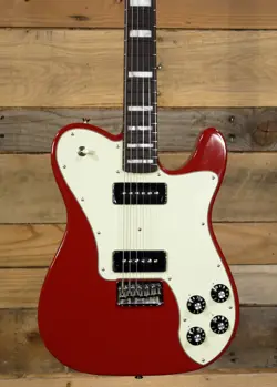 FENDER CHRIS SHIFLETT CLEAVER TELECASTER DELUXE DAKOTA RED W/ CASE
