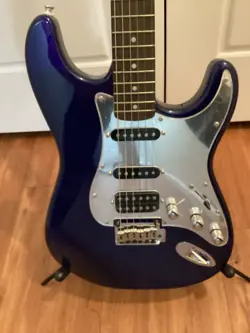 FENDER STARCASTER ELECTRIC GUITAR BLUE