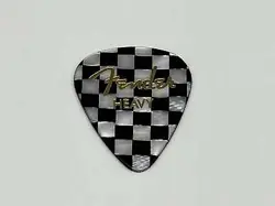 FENDER PREMIUM CELLULOID 351 SHAPE PICKS CHECKER HEAVY MADE IN USA UNUSED NEW 12
