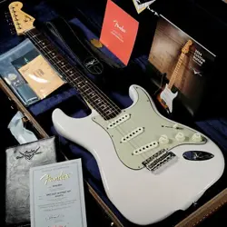 FENDER CUSTOM SHOP VINTAGE CUSTOM 1959 STRATOCASTER NOS WHITE BLONDE S/N R141773