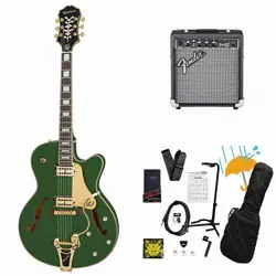 EPIPHONE EMPEROR SWINGSTER FOREST GREEN METALLIC FENDER 10W AMPLIFIER INCLUDED B