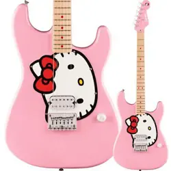 SQUIER BY FENDER LIMITED EDITION HELLO KITTY PINK STRATOCASTER