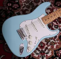 FENDER JAPAN JUNIOR COLLECTION STRATOCASTER SATIN DAPHNE BLUE