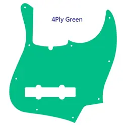PARTS FOR US FENDER 2024 JAZZ BASS ULTRA 5 STRINGS GUITAR PICKGUARD,4PLY GREEN