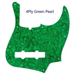 PARTS FOR US FENDER 2024 JAZZ BASS ULTRA 5 STRINGS GUITAR PICKGUARD,GREEN PEARL
