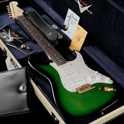 FENDER CUSTOM SHOP / CUSTOM BUILT STRATOCASTER NOS GREEN BURST CZ580447 GUITAR