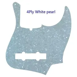 PARTS FOR US FENDER 2024 JAZZ BASS ULTRA 5 STRINGS GUITAR PICKGUARD,WHITE PEARL