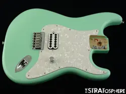 FENDER LTD. TOM DELONGE STRATOCASTER STRAT LOADED BODY, DUNCAN SURF GREEN