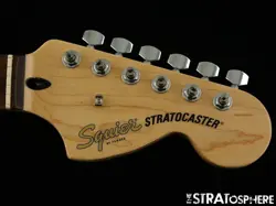 FENDER SQUIER AFFINITY SERIES STRAT NECK &ND TUNERS GUITAR STRATOCASTER LAUREL