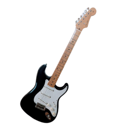 FENDER JAPAN ST57 ELECTRIC GUITAR STRATOCASTER BLACK 1999-2002 USED FROM JAPAN