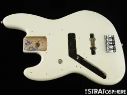 LEFTY FENDER PLAYER JAZZ J BASS BODY   HARDWARE MODERN GUITAR ARCTIC WHITE
