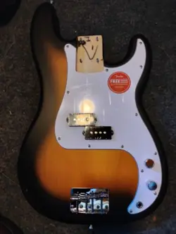 FENDER SQUIER AFFINITY PRECISION PJ BASS BODY GUITAR -LOAFED